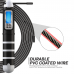 RDX Digital Calorie Burn u0026 Workout Counter 10.3ft Adjustable Skipping Rope - Black