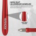RDX W2 Adjustable 10.3ft Skipping Rope with Non-Slip Aluminum Handles - Black