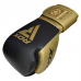 RDX L2 Mark Pro Sparring Boxing Gloves Hook and loop Black / Golden - 16oz / Silver