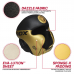RDX L1 Mark Pro Cheek Boxing Training Head Guard - S / Golden