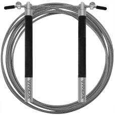 RDX C3 Adjustable 10.3ft Skipping Rope with Non-Slip Handles - Silver