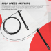 RDX C3 Adjustable 10.3ft Skipping Rope with Non-Slip Handles - Silver
