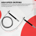 RDX C3 Adjustable 10.3ft Skipping Rope with Non-Slip Handles - Silver