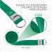 RDX P8 Non-Slip Cotton Yoga Strap with Rust Proof Steel D-Ring Buckle - Black
