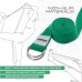 RDX P8 Non-Slip Cotton Yoga Strap with Rust Proof Steel D-Ring Buckle - Black