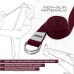 RDX P8 Non-Slip Cotton Yoga Strap with Rust Proof Steel D-Ring Buckle - Black