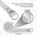RDX P8 Non-Slip Cotton Yoga Strap with Rust Proof Steel D-Ring Buckle - Black