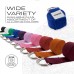 RDX P8 Non-Slip Cotton Yoga Strap with Rust Proof Steel D-Ring Buckle - Red