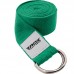RDX P8 Non-Slip Cotton Yoga Strap with Rust Proof Steel D-Ring Buckle - Red
