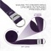 RDX P8 Non-Slip Cotton Yoga Strap with Rust Proof Steel D-Ring Buckle - Red
