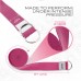 RDX P8 Non-Slip Cotton Yoga Strap with Rust Proof Steel D-Ring Buckle - Purple