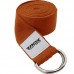 RDX P8 Non-Slip Cotton Yoga Strap with Rust Proof Steel D-Ring Buckle - MAROON