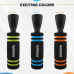 RDX X2 Adjustable 10.3ft Non-Slip Memory Foam Soft Handles Skipping Rope - Orange