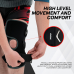 RDX NE FDA Approved Open Patella Brace for Knee Support with Angle Bracket - L / Black