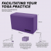 RDX YB EVA Foam Yoga Block Non-Slip Brick - Purple