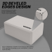 RDX YB EVA Foam Yoga Block Non-Slip Brick - White