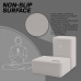 RDX YB EVA Foam Yoga Block Non-Slip Brick - White