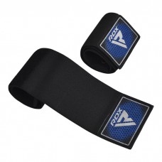 RDX T1 Elasticated Wrist Straps for Lace-Up Boxing Gloves - Blue