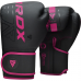RDX F6 KARA Boxing Gloves u0026 Focus Pads - Pink / 12oz
