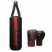 RDX F6 2FT KARA Kids Punch Bag u0026 6OZ Gloves - Golden / Filled / 6oz