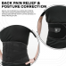 RDX PB Adjustable Waist Support Belt Lumber Padded for Lower Back Pain - XL / Black