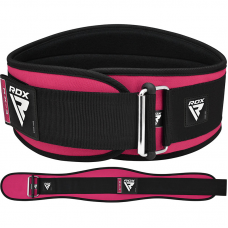 RDX X3 6.5 INCH Weightlifting Neoprene Gym Belt for Women - S / Pink