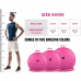 RDX B2 Inflatable Yoga Ball with Anti-Slip Base, Resistance Tubes u0026 Air Pump - Blue / 75cm