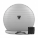 RDX B2 Inflatable Yoga Ball with Anti-Slip Base, Resistance Tubes u0026 Air Pump - Blue / 75cm
