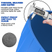 RDX B2 Inflatable Yoga Ball with Anti-Slip Base, Resistance Tubes u0026 Air Pump - Blue / 75cm