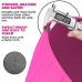 RDX B1 Inflatable Anti-Slip Yoga Ball with Portable Foot Air Pump - Purple / 45cm