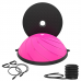 RDX TP Yoga Balance Trainer Half Ball with Resistance Tubes u0026 Air Pump - Red