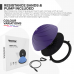 RDX TP Yoga Balance Trainer Half Ball with Resistance Tubes u0026 Air Pump - Blue