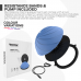 RDX TP Yoga Balance Trainer Half Ball with Resistance Tubes u0026 Air Pump - Blue
