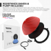 RDX TP Yoga Balance Trainer Half Ball with Resistance Tubes u0026 Air Pump - Blue