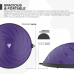 RDX TP Yoga Balance Trainer Half Ball with Resistance Tubes u0026 Air Pump - Purple
