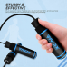 RDX SR Adjustable 10.3ft Non-Slip Memory Foam Soft Handles Skipping Rope - Blue