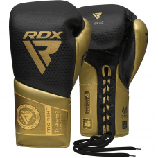 RDX K2 Mark Pro Fight Boxing Gloves - Golden / 8oz