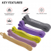 RDX MC 5-in-1 Pull Up Assist u0026 Body Stretching Bands for Resistance Training