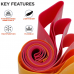 RDX MP 5-in-1 Pull Up Assist u0026 Body Stretching Bands for Training