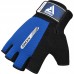 RDX W1 Gym Workout Gloves - Black / M