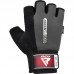 RDX W1 Gym Workout Gloves - Black / M