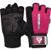 RDX W1 Gym Workout Gloves - Black / M