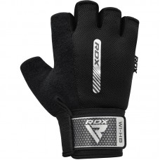 RDX W1 Gym Workout Gloves - Black / XL