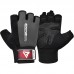 RDX W1 Gym Workout Gloves - Green / L