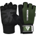RDX W1 Gym Workout Gloves - Grey / S