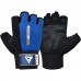 RDX W1 Gym Workout Gloves - Grey / S