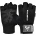 RDX W1 Gym Workout Gloves - Grey / L