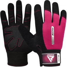 RDX W1 Full Finger Gym Gloves - Pink / S