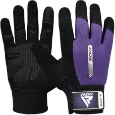 RDX W1 Full Finger Gym Gloves - Purple / M