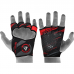 RDX R1 Weightlifting Grips - Red / S/M